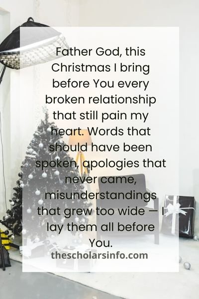 Prayers for Healing and Comfort During Christmas