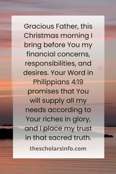 December 25 Christmas Morning Prayers From Bible