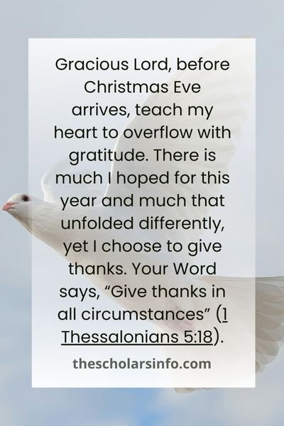 Prayer For Peace And Joy Before Christmas Eve