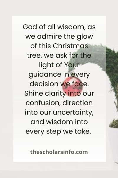 Scripture-Filled Prayers For Lighting Of The Christmas Tree