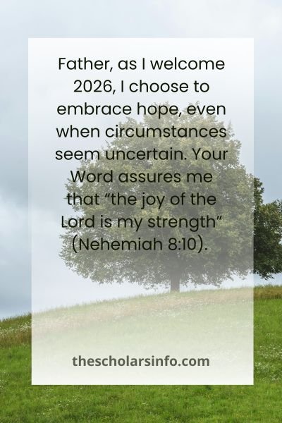 Happy New Year Prayer For 2026