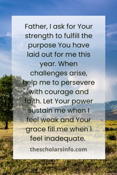 Prayer Seeking God's Purpose For The New Year