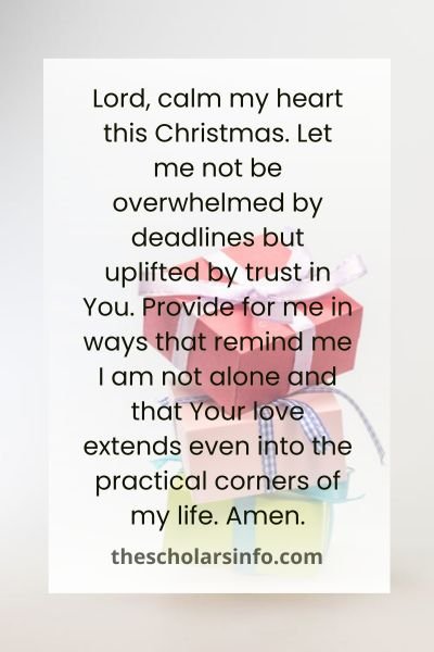 Bible-Based Prayers For Financial Needs and Christmas Gifts