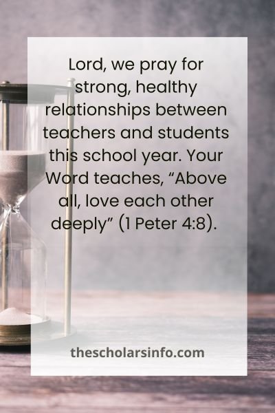 Prayers for Teachers New School Year With Bible Verses