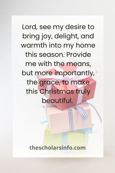 Bible-Based Prayers For Financial Needs and Christmas Gifts