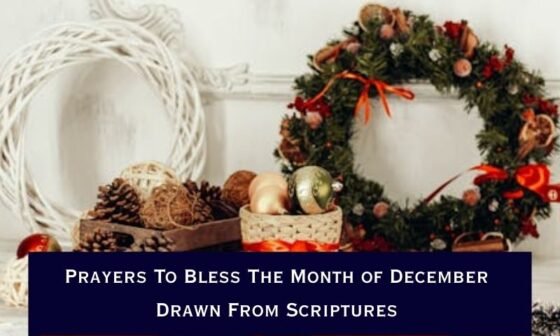 Prayers To Bless The Month of December